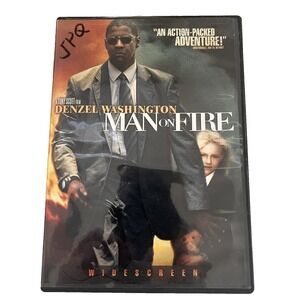 Man on Fire DVD Denzel Washington Widescreen Action Thriller 2004 Complete‎ Set